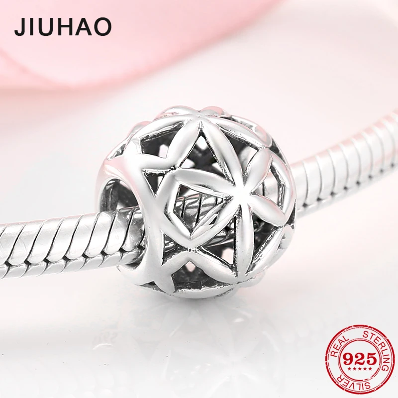 Authentic 925 Sterling Silver Hollow Out Flowers Round Beads Fit Original Pandora Charms Bracelet Jewelry making
Authentic 925 Sterling Silver Hollow Out Flowers Round Beads Fit Original Pandora Charms Bracelet Jewelry making