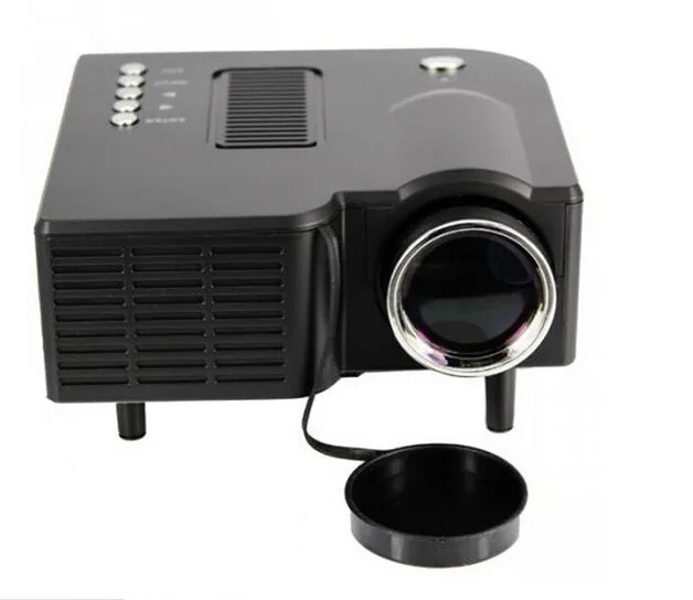 Unic UC28 светодиодный мини-проектор Full HD 400 люмен 480x320 пикселей 0 9-3 м домашний ТВ