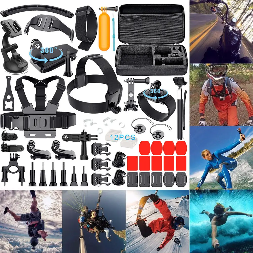 New Arrival Gopro Accessories Outdoor 50-in-1 Kit Accessory for GoPro Hero 3+ 4 5 2 1 hero 6 5 Session 4 3 SJCAM Xiao mi yi Kit
New Arrival Gopro Accessories Outdoor 50-in-1 Kit Accessory for GoPro Hero 3+ 4 5 2 1 hero 6 5 Session 4 3 SJCAM Xiao mi yi Kit