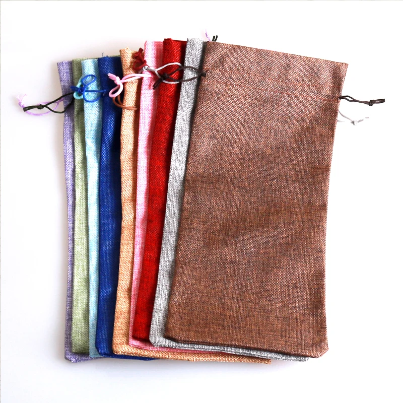 2pcs/lot 16x35cm Multi Colors jute bags big linen drawstring gift bag Wedding Favors cosmetics red wine bottle packaging bags
2pcs/lot 16x35cm Multi Colors jute bags big linen drawstring gift bag Wedding Favors cosmetics red wine bottle packaging bags