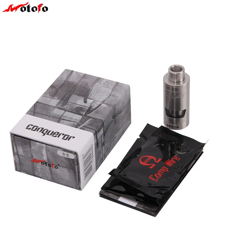 Clearance!Original Wotofo Conqueror RTA Tank Rebuildable Atomizer Dual Postless Deck Adjustable Airflow Control atomizer
Clearance!Original Wotofo Conqueror RTA Tank Rebuildable Atomizer Dual Postless Deck Adjustable Airflow Control atomizer