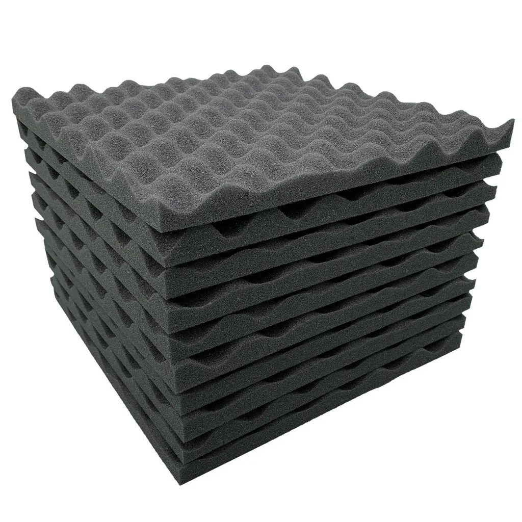 10Pcs 30x30x2cm Soundproof Foam Acoustic Foam Panel Sound Stop Absorption Sponge Room Studio Wedge Tiles Polyurethane Foam KTV 
10Pcs 30x30x2cm Soundproof Foam Acoustic Foam Panel Sound Stop Absorption Sponge Room Studio Wedge Tiles Polyurethane Foam KTV