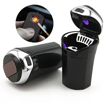 Car Ashtray Portable Cigar Cigarette Ashtray Smokeless with USB Charge Cable Blue LED Light Indicator Universal Cup Holder
Car Ashtray Portable Cigar Cigarette Ashtray Smokeless with USB Charge Cable Blue LED Light Indicator Universal Cup Holder