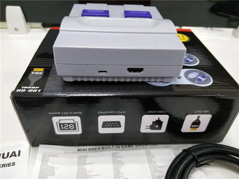 New Mini TV Game Console HDMI Output 8Bit Retro Video Game Console Built-In 821 Different Classic Games Handheld Gaming Player
New Mini TV Game Console HDMI Output 8Bit Retro Video Game Console Built-In 821 Different Classic Games Handheld Gaming Player