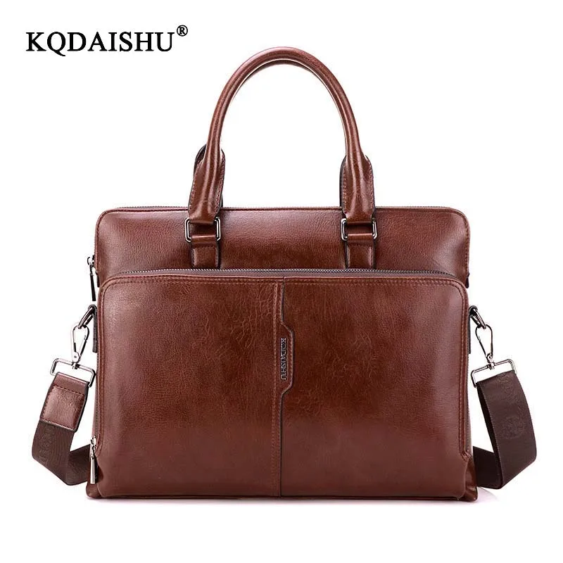 KQDAISHU Brand High quality Tote for man shoulder bag Men Business briefcase new Handbag Fashion bags pu Leather luxury design 
KQDAISHU Brand High quality Tote for man shoulder bag Men Business briefcase new Handbag Fashion bags pu Leather luxury design
