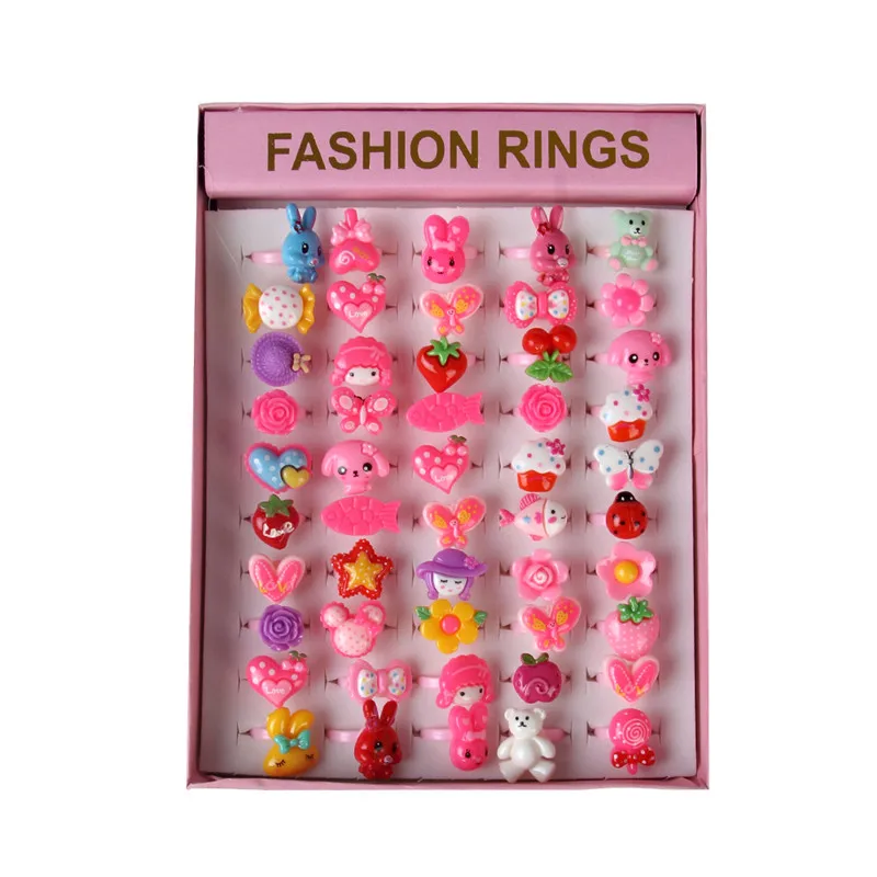 50pcs Mix Animals Fruit Silver Plated Metal Resin Baby Girls Children Adjustable Rings Cartoon Finger Jewelry
50pcs Mix Animals Fruit Silver Plated Metal Resin Baby Girls Children Adjustable Rings Cartoon Finger Jewelry