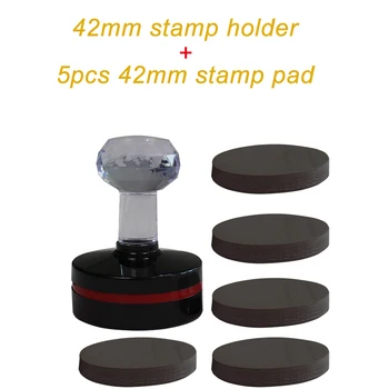 42mm stamp holder + 5pcs 42mm stamp pad
42mm stamp holder + 5pcs 42mm stamp pad