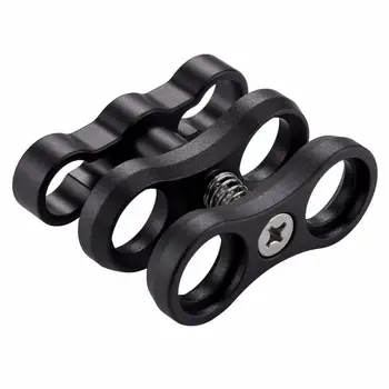 Yiwa PULUZ Aluminum Alloy Dual Ball Clamp for Underwater Camera Arm System Sport Camera Accessories
Yiwa PULUZ Aluminum Alloy Dual Ball Clamp for Underwater Camera Arm System Sport Camera Accessories