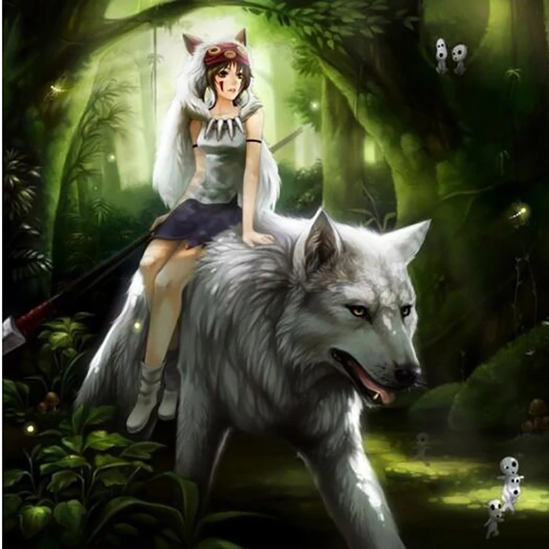 5D DIY Diamond Wall Decor Art Princess Mononoke Anime Painting Full Square Drill Picture Embroidery Mosaic Cross Stitch Craft
5D DIY Diamond Wall Decor Art Princess Mononoke Anime Painting Full Square Drill Picture Embroidery Mosaic Cross Stitch Craft