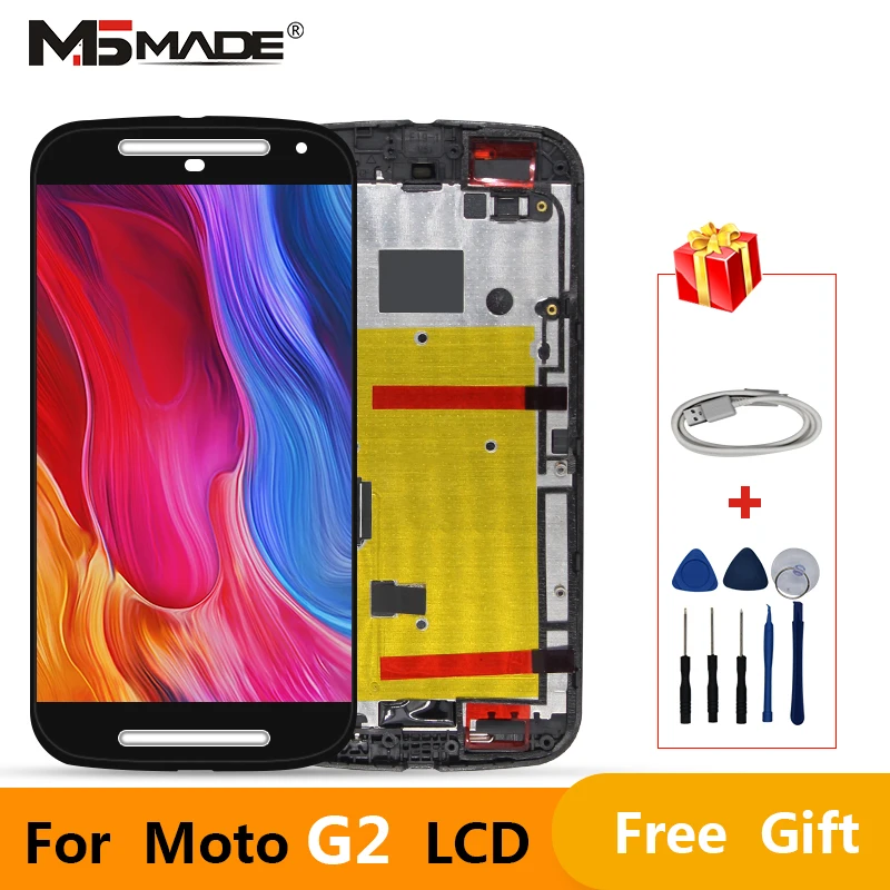 100% Tested LCDs For Motorola MOTO G2 XT1063 XT1064 XT1068 XT1069 LCD Touch screen Digitizer Replacement Assembly with Frame
100% Tested LCDs For Motorola MOTO G2 XT1063 XT1064 XT1068 XT1069 LCD Touch screen Digitizer Replacement Assembly with Frame