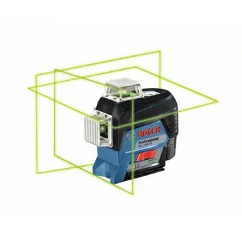 BOSCH 0601063T00 Laser level self levelling lines GLL 3-80 C G Professional + BM1 3 360 ° drawings and 6 dots range 30 m
BOSCH 0601063T00 Laser level self levelling lines GLL 3-80 C G Professional + BM1 3 360 ° drawings and 6 dots range 30 m