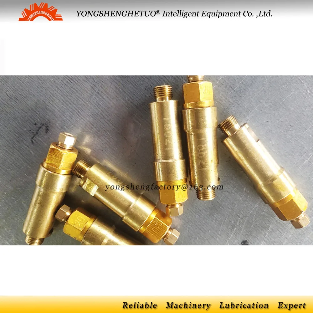 Haitian dedicated grease distributor Pressurized detective volumetric separator valve divider manifold 0.6cc 1 outlet T8621
Haitian dedicated grease distributor Pressurized detective volumetric separator valve divider manifold 0.6cc 1 outlet T8621