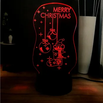 Acrylic Panel Lovely Merry Christmas Sock Bell Illusion RGB Baby Sleep Mood PCS Beside Table Night Light Holiday Children Gift
Acrylic Panel Lovely Merry Christmas Sock Bell Illusion RGB Baby Sleep Mood PCS Beside Table Night Light Holiday Children Gift