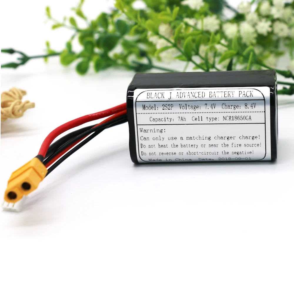 KLUOSI UAV Rechargeable Li-ion Battery 7.4V /8.4V 7Ah 2S2P Use Single Cell NCR18650GA Combination Suitable for Various Drone
KLUOSI UAV Rechargeable Li-ion Battery 7.4V /8.4V 7Ah 2S2P Use Single Cell NCR18650GA Combination Suitable for Various Drone