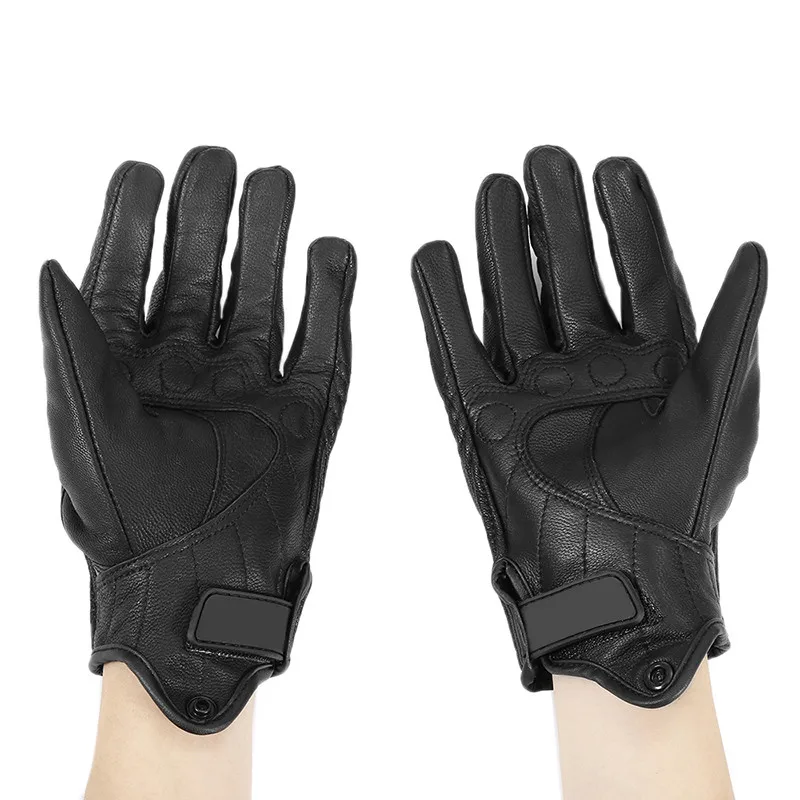 2018 New Black Cool Motorcyclists Leather Gloves Men Leather Motorcycle Gloves Motocross Windproof Leather Gloves M/L/XL 3 Sizes
2018 New Black Cool Motorcyclists Leather Gloves Men Leather Motorcycle Gloves Motocross Windproof Leather Gloves M/L/XL 3 Sizes