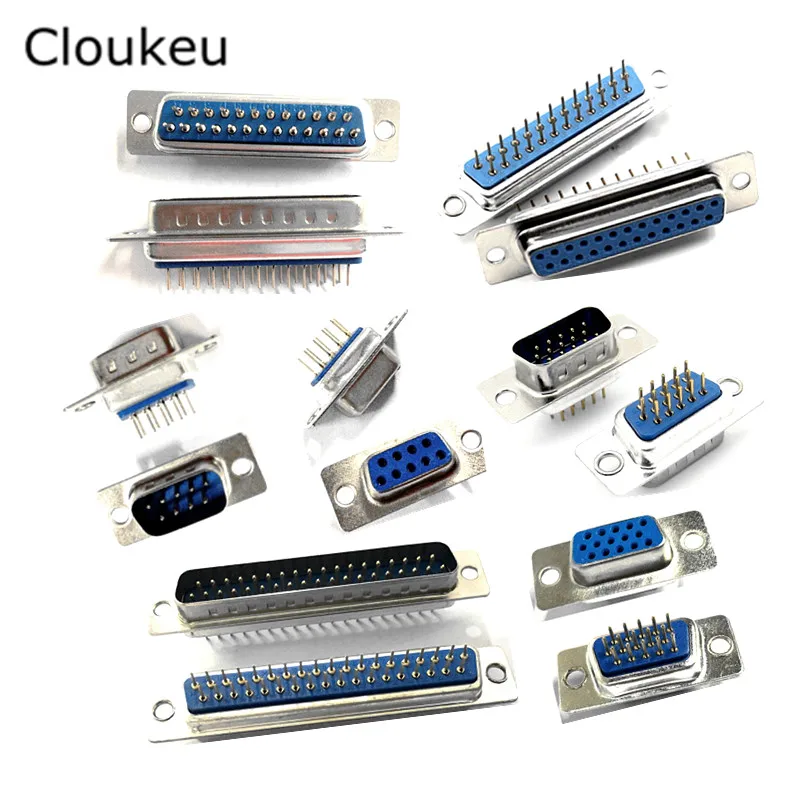 5Pcs DP9 DP15 DP25 DP37 Hole/Pin Female/Male Blue Welded Connector RS232 serial port socket D-SUB adapter DP
5Pcs DP9 DP15 DP25 DP37 Hole/Pin Female/Male Blue Welded Connector RS232 serial port socket D-SUB adapter DP