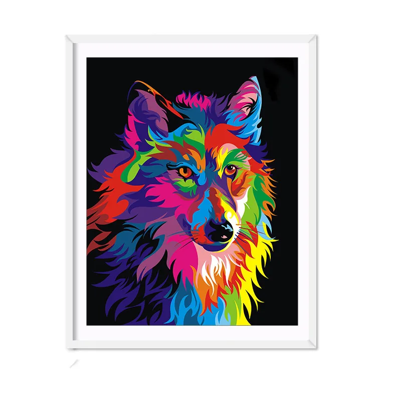 New Colorful Animal Wolf Inkjet Painting By Numbers Nordic Wall Painting Prints Nordic Poster Pictures For Living Room Decor
New Colorful Animal Wolf Inkjet Painting By Numbers Nordic Wall Painting Prints Nordic Poster Pictures For Living Room Decor