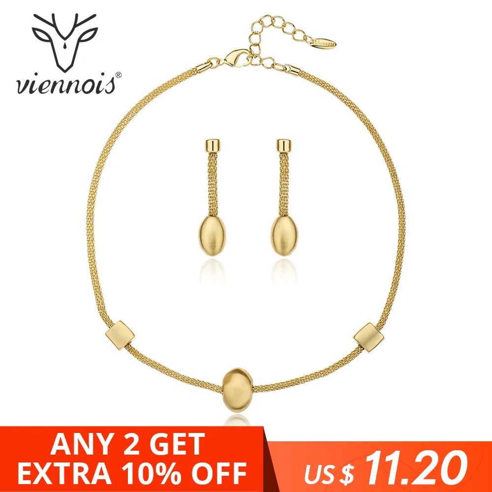 Viennois Gold Color Drop Earrings Jewelry Set for Women Female Party Jewelry Sets New
Viennois Gold Color Drop Earrings Jewelry Set for Women Female Party Jewelry Sets New