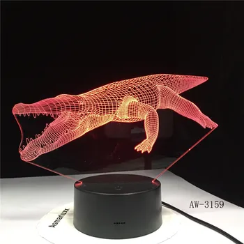 Crocodile 3d Led Night Light Bulbing Usb Night Light Baby Christmas Kids Gif Children Bedroom Atmosphere Table Lamp AW-3159
Crocodile 3d Led Night Light Bulbing Usb Night Light Baby Christmas Kids Gif Children Bedroom Atmosphere Table Lamp AW-3159