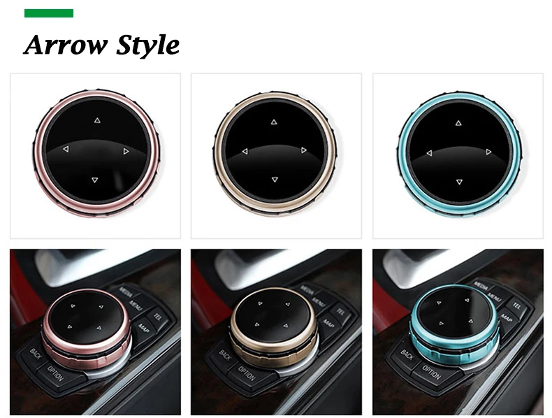 AIRSPEED idrive Car Multimedia Buttons Cover Stickers Refitting for BMW F20 F30 F10 E60 E90 E46 X5 E35 E39 E36 E34 Car-styling (6)