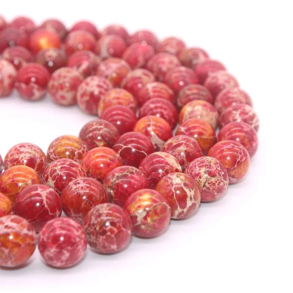 Natural Stone Beads Emperor Red 4/6/8/10/12mm Fashion Jewelry Loose Beads for Jewelry Making Necklace DIY Bracelet
Natural Stone Beads Emperor Red 4/6/8/10/12mm Fashion Jewelry Loose Beads for Jewelry Making Necklace DIY Bracelet