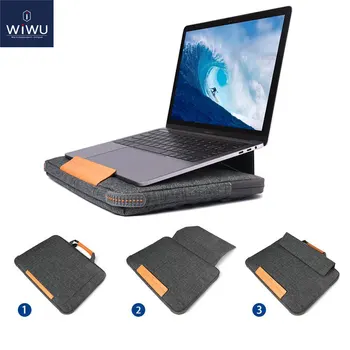 WIWU Laptop Handbag Case for MacBook Air Pro 13 15 Portable Tablet Laptop bag Sleeve Multi Pocket Notebook Case with Stand
WIWU Laptop Handbag Case for MacBook Air Pro 13 15 Portable Tablet Laptop bag Sleeve Multi Pocket Notebook Case with Stand