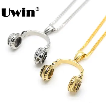 Men And Women Stainless Steel Pendant Charm Gold Silver Color Retro DJ Headset Pendant Music Fans Headphone Cuban Chain Necklace
Men And Women Stainless Steel Pendant Charm Gold Silver Color Retro DJ Headset Pendant Music Fans Headphone Cuban Chain Necklace