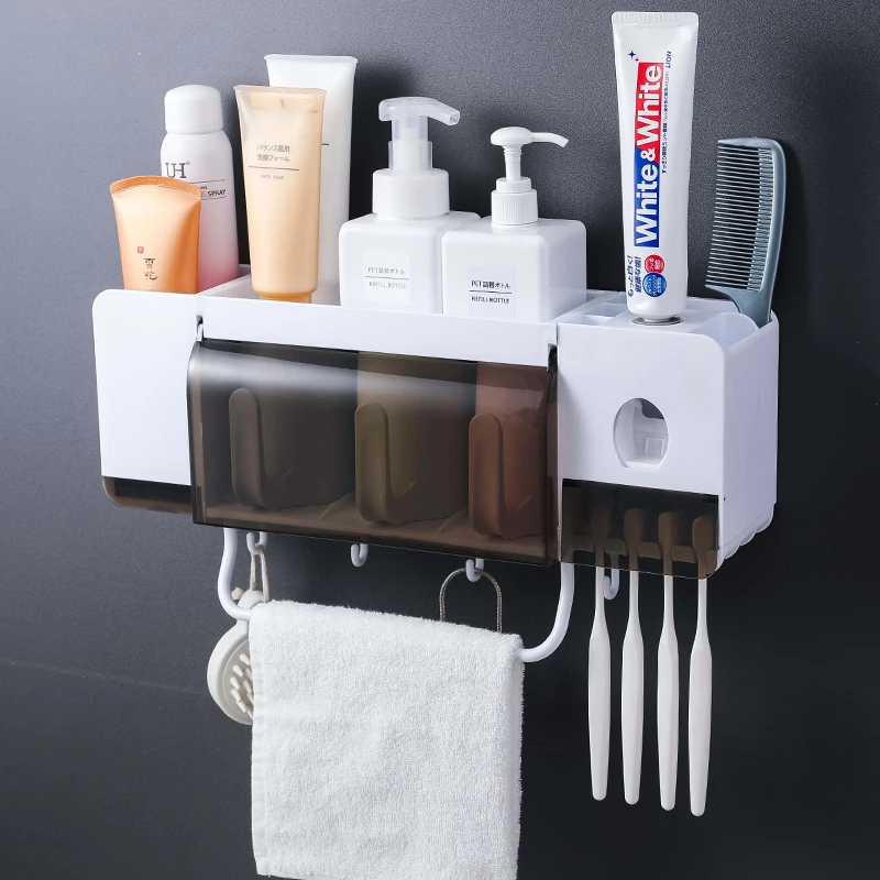 toothbrush holder toothpaste squeezer dispenser bathroom accessories sets bathroom storage box case household items
toothbrush holder toothpaste squeezer dispenser bathroom accessories sets bathroom storage box case household items