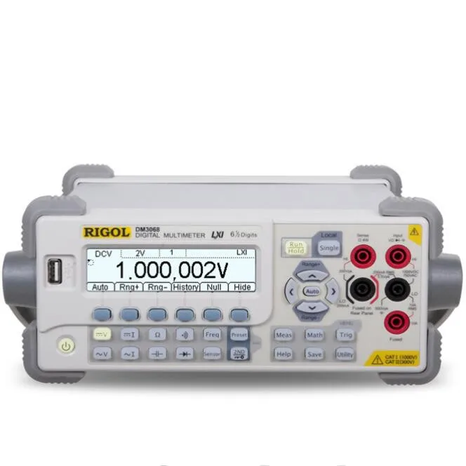 Rigol DM3068 6 1/2 Digits, Dual Display Digital Multimeter 0.0035% -1000 V ~ 1000 V 10K Readings
Rigol DM3068 6 1/2 Digits, Dual Display Digital Multimeter 0.0035% -1000 V ~ 1000 V 10K Readings