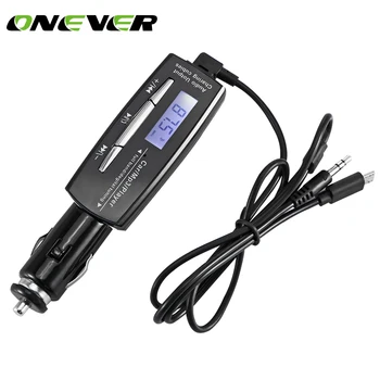 Onever FM Transmitter Aux Modulator Bluetooth Handsfree Car Kit Car Audio MP3 Player with 3.1A Quick Charge Dual USB Car Charger
Onever FM Transmitter Aux Modulator Bluetooth Handsfree Car Kit Car Audio MP3 Player with 3.1A Quick Charge Dual USB Car Charger