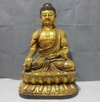 Chinese Buddhism Bronze Seat lotus Shakyamuni Tathagata Buddha Sakyamuni Statue
Chinese Buddhism Bronze Seat lotus Shakyamuni Tathagata Buddha Sakyamuni Statue