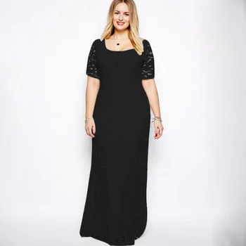 Nice Europe And The United States Fat Mm Large Size Women New Short Sleeves O Neck Ultra Large Size Dress Long LU55
Nice Europe And The United States Fat Mm Large Size Women New Short Sleeves O Neck Ultra Large Size Dress Long LU55