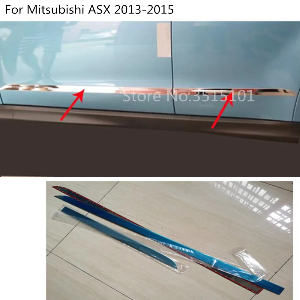 High Quality Car Stainless steel Side Door trim Strip Molding Stream lamp panel bumper 4pcs For Mitsubishi ASX 2013 2014 2015
High Quality Car Stainless steel Side Door trim Strip Molding Stream lamp panel bumper 4pcs For Mitsubishi ASX 2013 2014 2015
