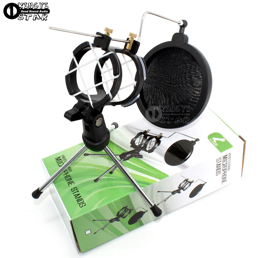 Desktop Tripod Shock Mount Popfilter Spider Microphone Stand Windscreen Mask Shield Mic Holder Clip Clamp For Samson Q4 Q6 Q7 Q8
Desktop Tripod Shock Mount Popfilter Spider Microphone Stand Windscreen Mask Shield Mic Holder Clip Clamp For Samson Q4 Q6 Q7 Q8