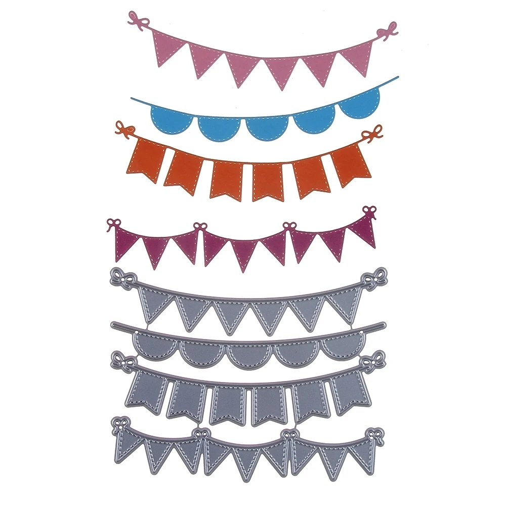 Gowing 4Pcs flag banner Stitched Metal Cutting Dies Stencil Embossing Die Stencil for DIY Scrapbooking Album Card
Gowing 4Pcs flag banner Stitched Metal Cutting Dies Stencil Embossing Die Stencil for DIY Scrapbooking Album Card