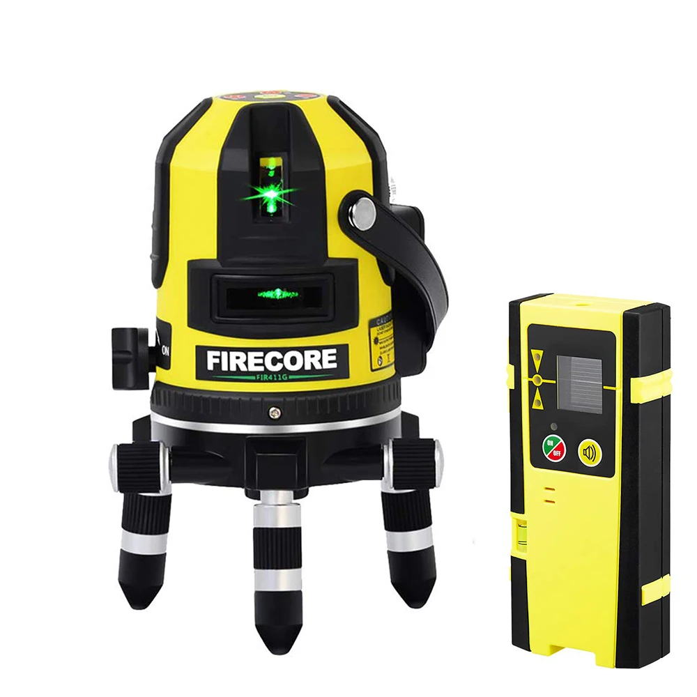 FIR411G/FIR411R 5 Lines Lithium Battery Green /Red Rotating Laser Level Outdoor Mode With Receiver
FIR411G/FIR411R 5 Lines Lithium Battery Green /Red Rotating Laser Level Outdoor Mode With Receiver