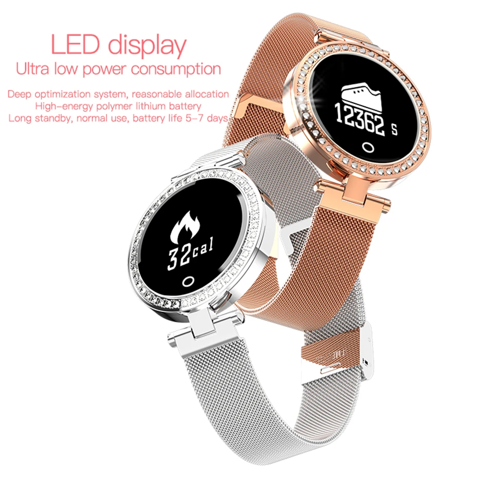 Women Smart Watch IP68 waterproof Heart Rate Monitor Message Call Reminder Pedometer Smartwatch Lady Watch Wristband Smart Band
Women Smart Watch IP68 waterproof Heart Rate Monitor Message Call Reminder Pedometer Smartwatch Lady Watch Wristband Smart Band