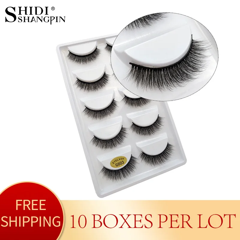 50 pairs natural long false eyelashes mink eyelashes makeups 100% cruelty free lashes fake lash eyelash extension faux cils G803
50 pairs natural long false eyelashes mink eyelashes makeups 100% cruelty free lashes fake lash eyelash extension faux cils G803