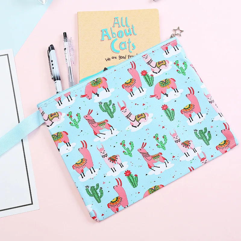 8 pcs/lot Alpaca Cactus Cartoon Printing File Bag Document Bag File Folder Stationery Filing Production School Office Supply
8 pcs/lot Alpaca Cactus Cartoon Printing File Bag Document Bag File Folder Stationery Filing Production School Office Supply