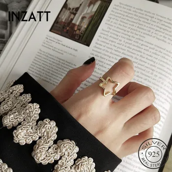 INZATT Real 925 Sterling Silver Hollow Star Ring For Fashion Women Minimalist Fine Jewelry Accessories 2019 Gift
INZATT Real 925 Sterling Silver Hollow Star Ring For Fashion Women Minimalist Fine Jewelry Accessories 2019 Gift