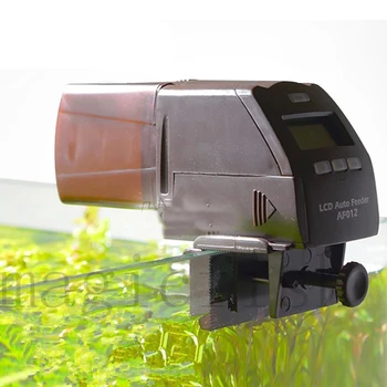 150mL Auto Timing Fish Feeder Aquarium Fish Tank Auto Feeding Automatic Fish Feeder Pet Feeding Dispenser LCD Indicates
150mL Auto Timing Fish Feeder Aquarium Fish Tank Auto Feeding Automatic Fish Feeder Pet Feeding Dispenser LCD Indicates