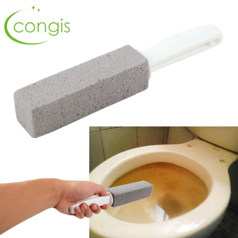 Congis Handle Pumice Toilet Brush Household Cleaning Brushes Bowl Cleaner Brush Tile Sinks Bathtubs Bathroom Scrubber Tool
Congis Handle Pumice Toilet Brush Household Cleaning Brushes Bowl Cleaner Brush Tile Sinks Bathtubs Bathroom Scrubber Tool