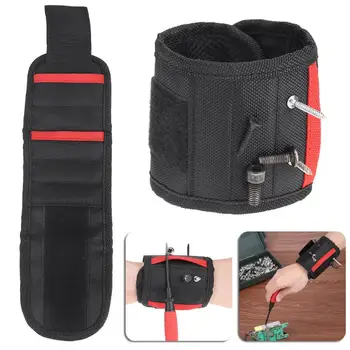Magnetic Wristband Pocket Tool Practical strong Chuck wrist Toolkit Belt Pouch Bag Screws Holder Holding Tools Bag for Home
Magnetic Wristband Pocket Tool Practical strong Chuck wrist Toolkit Belt Pouch Bag Screws Holder Holding Tools Bag for Home