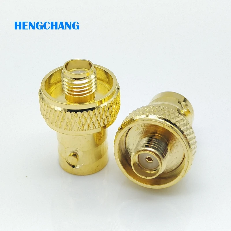 Gold plated BNC Q9 Female connector to sma Female for Antenna BNC to sma connector adapter 1pcs
Gold plated BNC Q9 Female connector to sma Female for Antenna BNC to sma connector adapter 1pcs