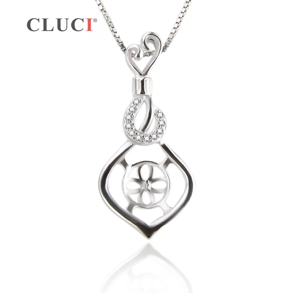CLUCI Fashion 925 Sterling Silver Crystal Rhinestones DIY Pendant Accessories for Pearl Necklace Making, fit 9mm pearl SP215SB
CLUCI Fashion 925 Sterling Silver Crystal Rhinestones DIY Pendant Accessories for Pearl Necklace Making, fit 9mm pearl SP215SB