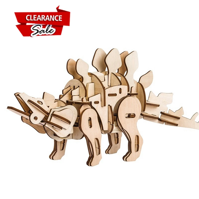 Europe Buyer Super Deal Robotime Sound Light Remote Control Toy Walking Stegosaurus 3D DIY Wooden Dinosaur Children'Gift D410
Europe Buyer Super Deal Robotime Sound Light Remote Control Toy Walking Stegosaurus 3D DIY Wooden Dinosaur Children'Gift D410
