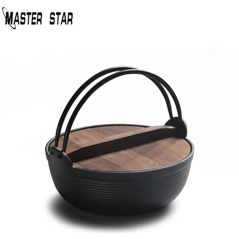 Master Star Uncoated Ortdoor Dutch Ovens Cast Iron Thicken Wild Donkey Hanging Pot With Wool Lid Cookware
Master Star Uncoated Ortdoor Dutch Ovens Cast Iron Thicken Wild Donkey Hanging Pot With Wool Lid Cookware