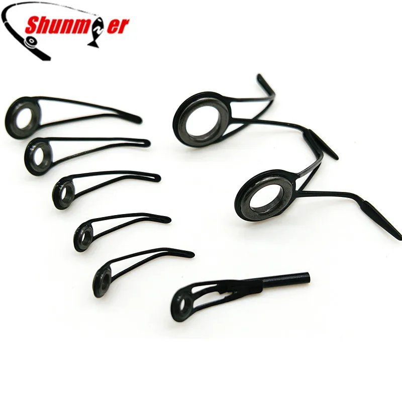 SUNMILE 8Pcs Ceramic Guide Rings Stainless Steel DIY Fishing Rod Tips Line Rings for Repairing Rod Carp Fishing Accessories
SUNMILE 8Pcs Ceramic Guide Rings Stainless Steel DIY Fishing Rod Tips Line Rings for Repairing Rod Carp Fishing Accessories