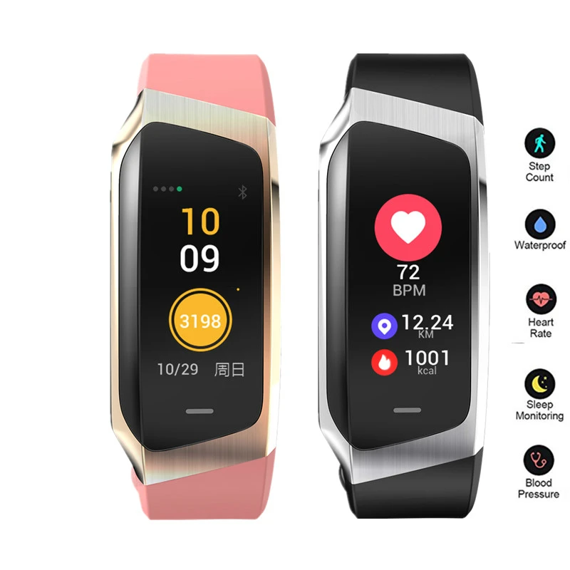 E18 Smart Band 2019 Color Touch Screen ip67 Waterproof Blood Pressure Oxygen Heart Rate Monitor Sport Bracelet Talk Band Mi 2 3
E18 Smart Band 2019 Color Touch Screen ip67 Waterproof Blood Pressure Oxygen Heart Rate Monitor Sport Bracelet Talk Band Mi 2 3