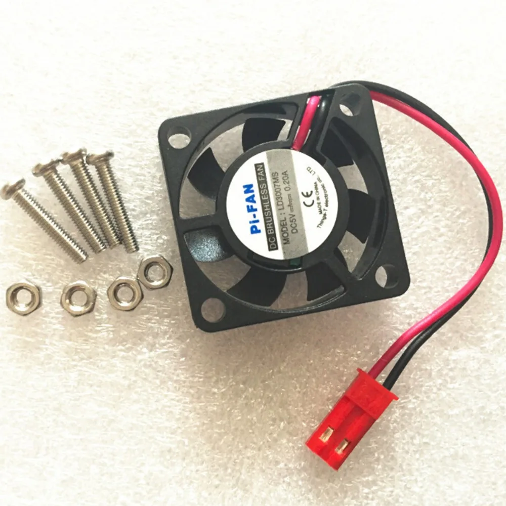 2PIN power connector 0.2A Current Silent Cooling Fan Raspberry Pi 3 Cooling Fan 3.3/5V Multifunction for Orange Pi CPU
2PIN power connector 0.2A Current Silent Cooling Fan Raspberry Pi 3 Cooling Fan 3.3/5V Multifunction for Orange Pi CPU